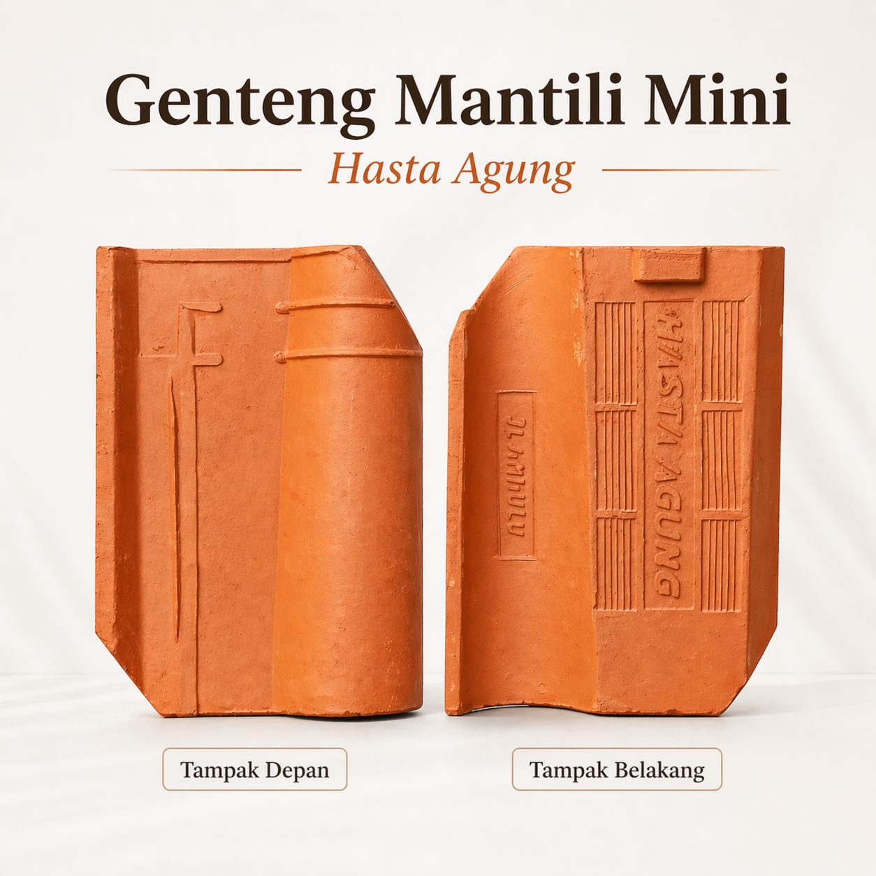 Produk Genteng Tanah Liat Jember - Genteng Mantili Mini